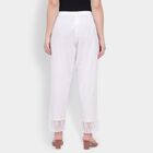 Ladies' Cotton Palazzo, Off White, small image number null